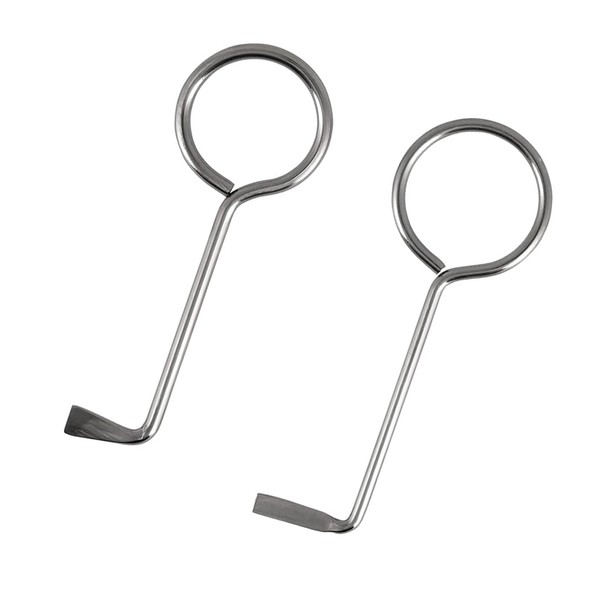 Yuannee Lock Pick Set,2 PCS Portable Door Emergency Keys Stainless