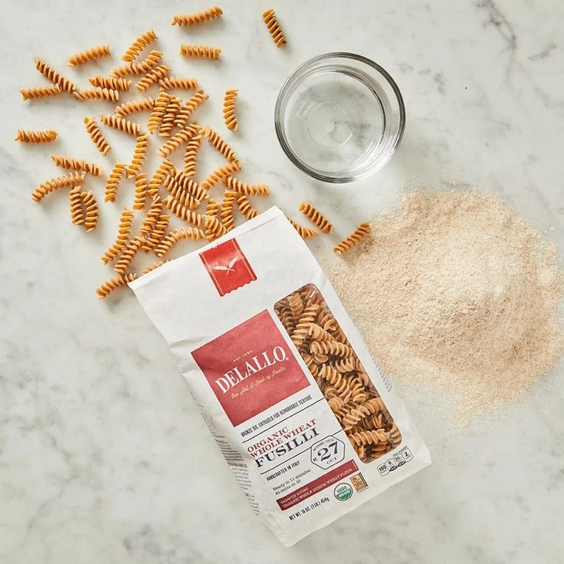 DeLallo Whole Wheat Fusilli Pasta 1 Pound Pack Life is