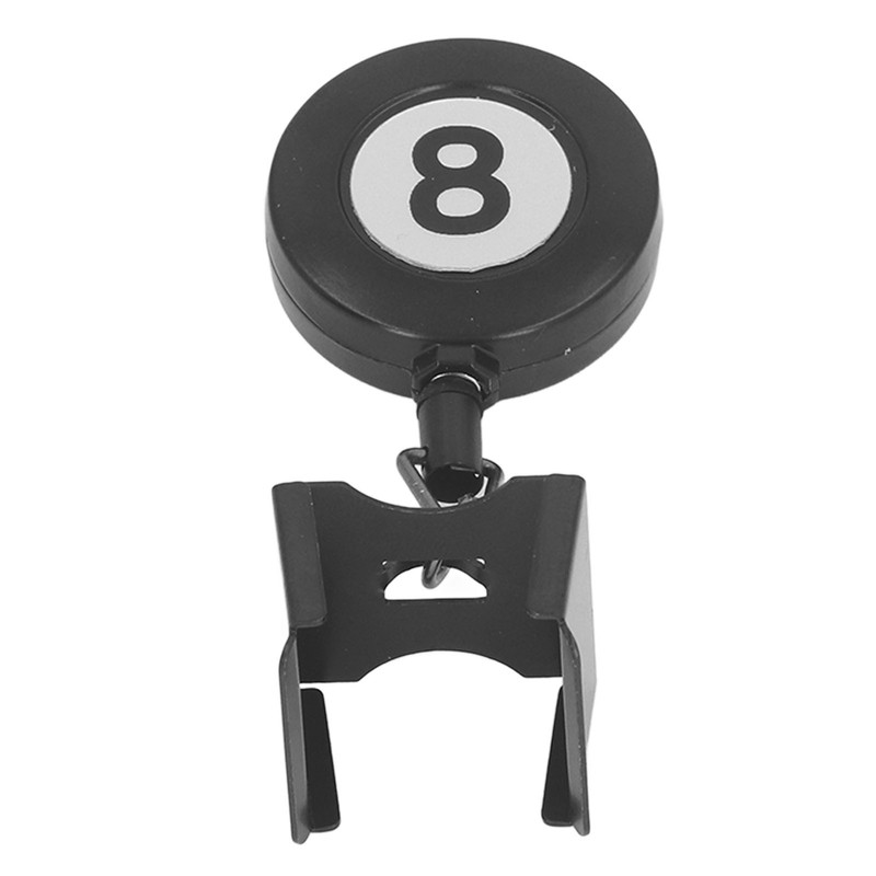 Billiard Cue Chalk Holder Metal Retractable Pocket Pool Cue Chalk