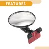 Partuto 1 Pc Small Universal Blind Spot Car Mirrors -