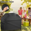 Heavy Duty BBQ Grill Cover,Rip Proof Barbecue Gas Cover with