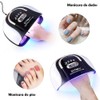 Kit de Uñas Lámpara De Uñas LED UV 256w Pinceles