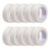 10 Cinta Micropore Para Extensión Pestañas 1x1 Sin Pelusa Blanco