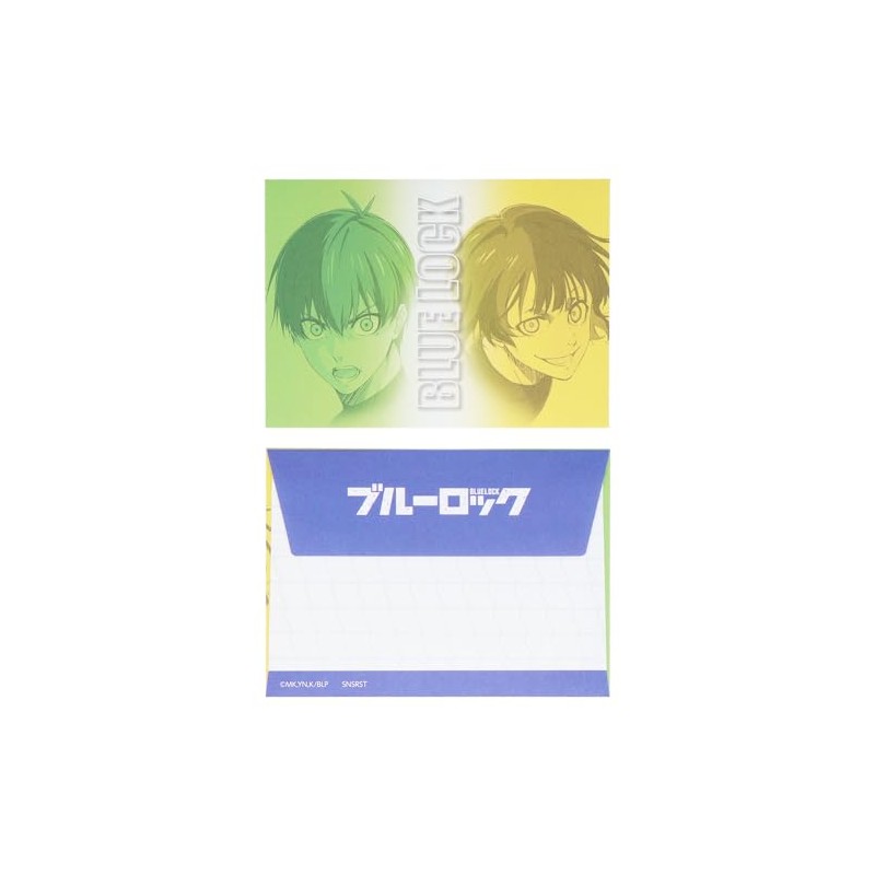 Sunstar Stationery Blue Rock Letter Set, Mini, Kiyoshi Ichi &