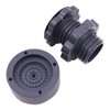 WANGCL 4 Pieces Anti-Vibration Washing Machine Mat Adjustable Universal Rubber