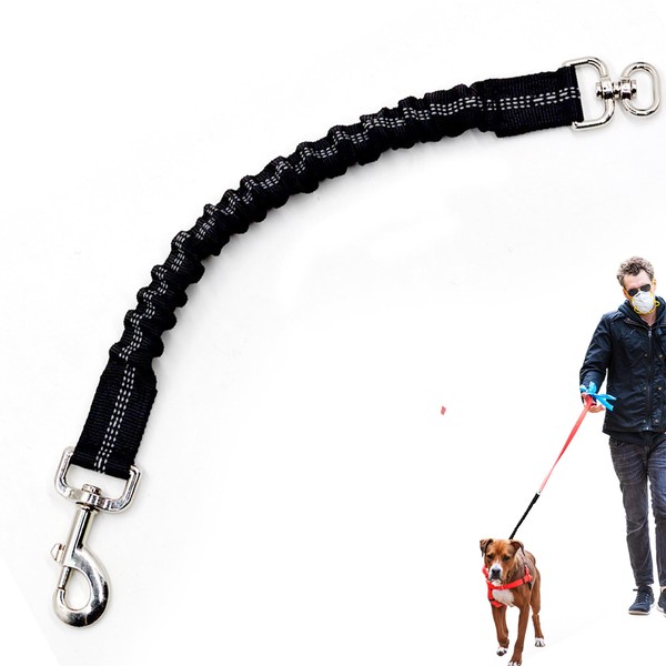 1PCS Bungee Dog Leash Extension Elastic Shock Absorbing Lead Extender