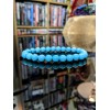 RAYON Baby Blue Turquoise Bead Bracelet Men Women 8mm Stretch