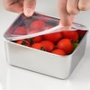 Pack of 6 Stainless Steel Food Storage Containers with Lid,