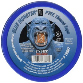 Millrose Blue, 1-Inch Mill-Rose 70887 Monster PTFE Pipe Thread Sealant Tape, x 1429-Inches