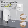 Kambo E27 LED Glühbirne, Wiederaufladbarer Akku 2600mAh mit Fernbedienung, 7W
