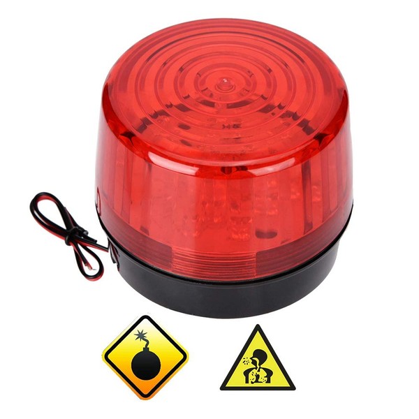 Emergency Caution Warning Light Hazard Beacon Warning Light 12/24V DC