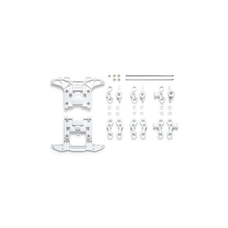 Tamiya 95695 Mini 4WD Special Design N-04/T-04 Reinforced Unit, White