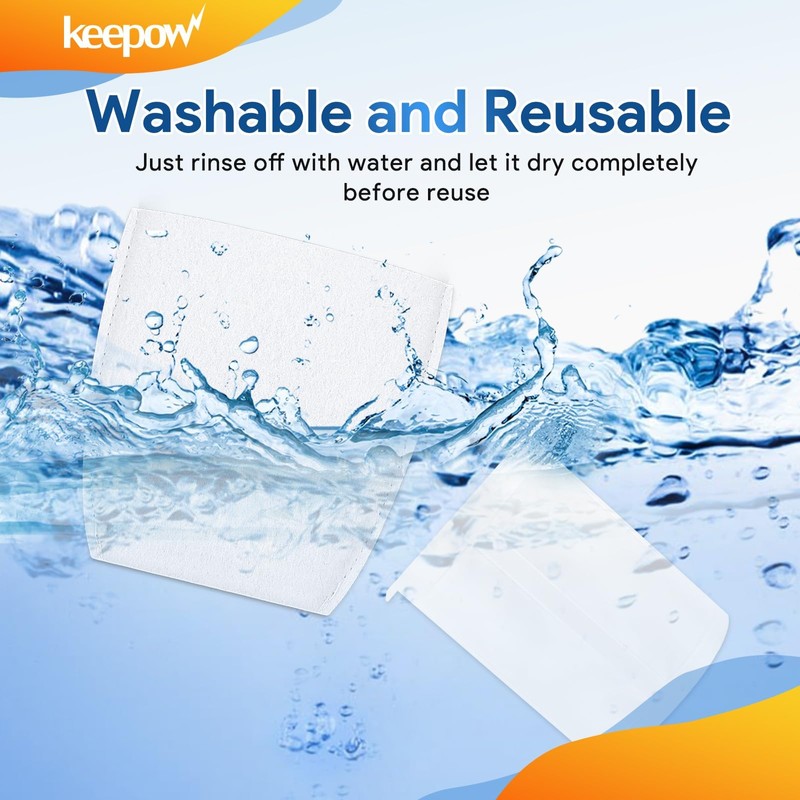 KEEPOW Vacuum Filters Compatible with Makita T-03193 Replacement Vacuum Filter