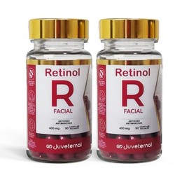 Juveternal Cápsulas Faciales Retinol 2x1 90 cáps c/u Serum facial Renovación celular