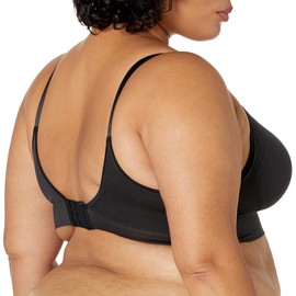 Warner's womens Blissful Benefits Easy Size Simple Sized No Dig Wirefree T Shirt Bra, Black, Small US
