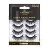 Eylure Luxe Faux Mink False Lashes - Regal, 4 Pairs