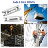 PATIKIL 1 Ton Cable Pulling Swivel, Alloy Wire Puller Cable