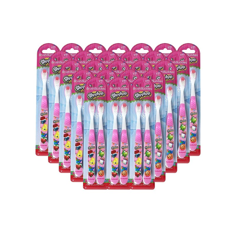 Brush Buddies 2 Piece Shopkins Toothbrush