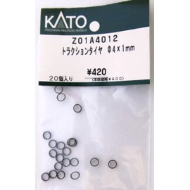 ■【KATO/KATO】(Z01A4012') Traction Tire Φ4 x 1mm Railway Model N Gauge
