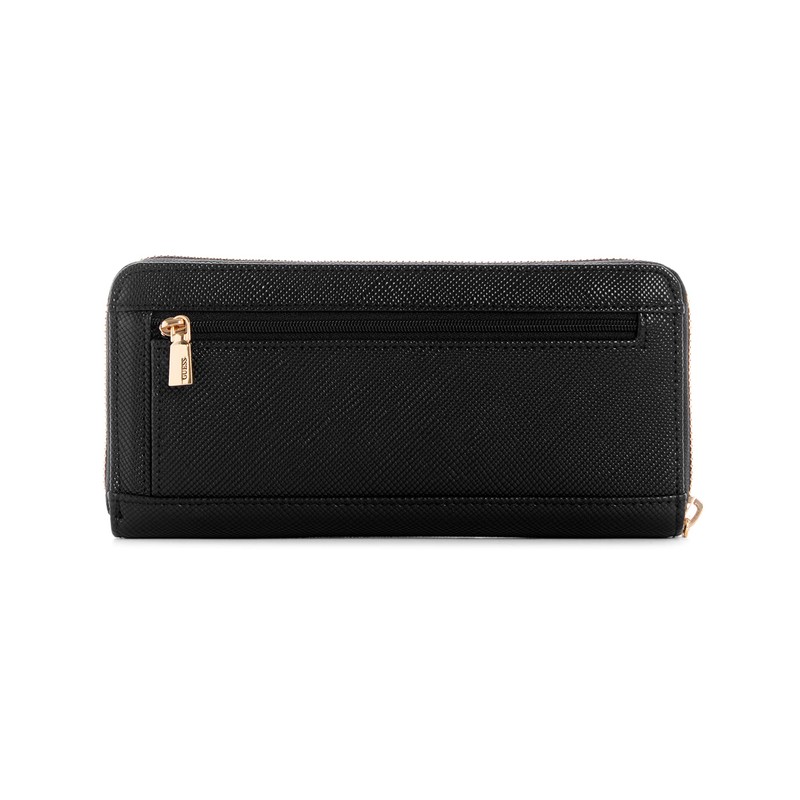 GUESS Women's Laurel Large Zip Around Wallet, Large Purse with
