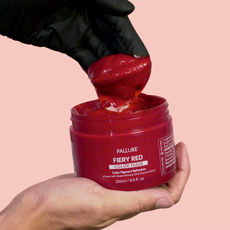 Pallure Color Pigment Refresher Mask, Semi Permanent Hair Color Depositing