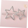 Beavorty Glamorous Star Bang Clips for Girls Styling Hair Clips