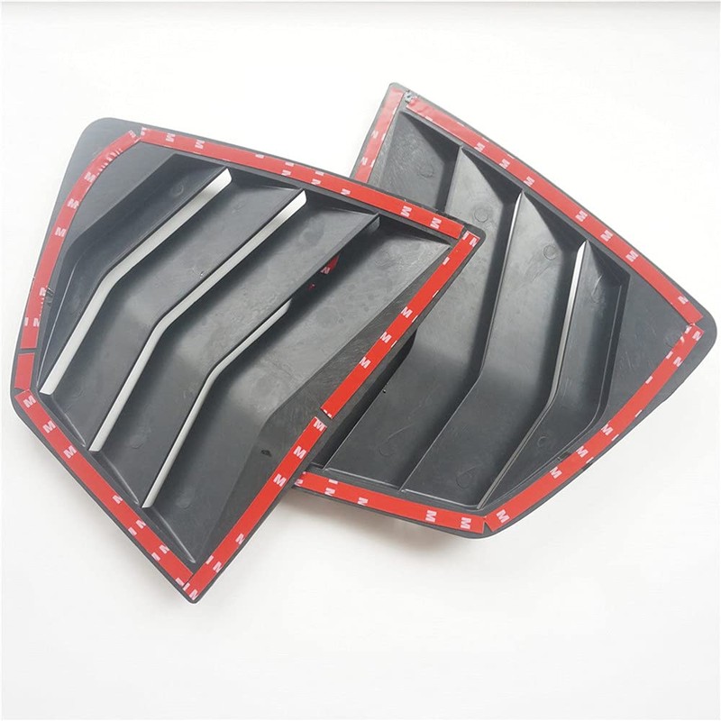 New 2pcs Racing Side Rear Quarter Window Louvers for Honda