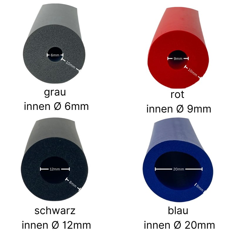 ATC Handels GmbH Foam Handle Thickening in Various Colours and