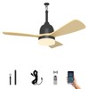 Bsteciar 36" Ceiling Fans with Lights, Remote Control + APP