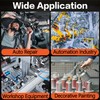 170PCS Push-to-Connect Air Fittings Kit, Quick Connect 1/8",1/4",5/16",3/8",1/2" NPT with