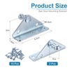 sourcing map 10MM Ball Stud Mounting Bracket, 2PCS Gas Struts