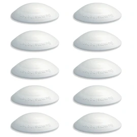 10 Cushion Bumper Buffer Wall Bumpers Bummsinchen 40 mm White