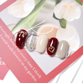 Petit Autumn Nail Tip - Petit Coffin / 쁘띠가을 네일팁 - 쁘띠 코핀