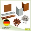 IRKA 1029-001 Lawn Edging Tape Connector 1 mm Thick Aluminium