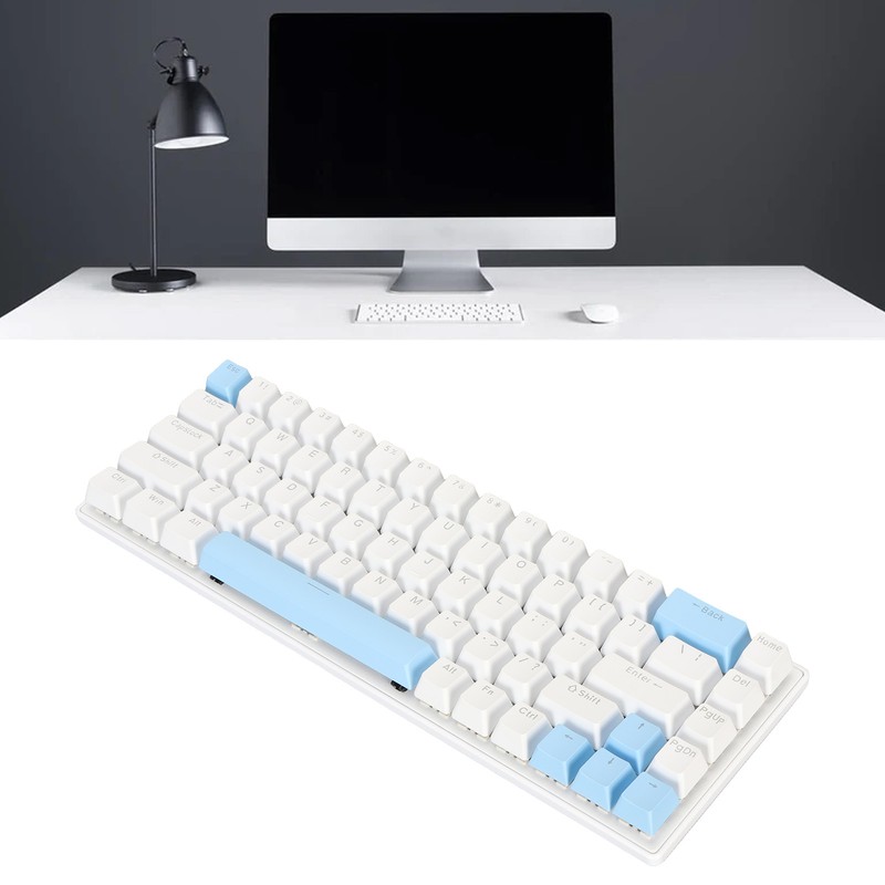 Gaming Keyboard USB 68 Keys Blue Switch N Key Rollover