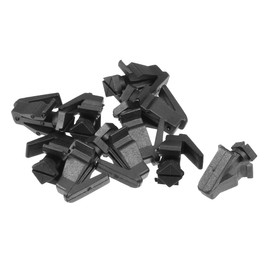 VekAuto Nissan Compatible Front Grille Bumper Cover Clips for Arteima 2002-2004 - 10 Pack Durable Plastic Black Retainer Fasteners