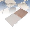 10pcs Plush Foam Floor Mat Washable Interlocking Carpet Tiles Cuttable