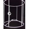 - Lampshade Frame, Round, for E14 &E27, White, Diameter 20