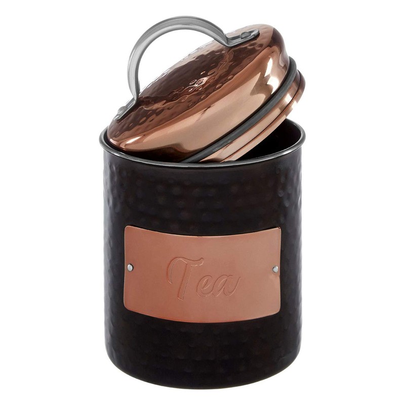 Premier Housewares 507376 Tea Canister, Stainless Steel