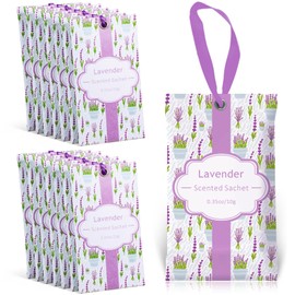 SCENTORINI Lavender Sachets for Drawers and Closets, Long-Lasting Sachets Bags, Set of 14, Home Fragrance Sachet for Wardrobe, Closet, Drawer