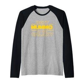 Best Mummo in the Galaxy | Grandma In Finnish Funny Gifts Raglan Baseball Tee