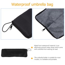 BESPORTBLE Umbrella Bag Waterproof Umbrella Storage Pouches Portable Umbrella Wet Bag for Home Outdoor 35cm