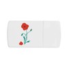 'A Poppy Losing Petals ' Pill Box with Tablet Splitter