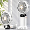 Portable Rechargeable Fan for Personal Cooling – 5-Speed Foldable Fan