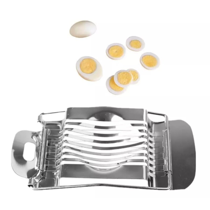 Boiled Egg Slicer, Stainless Steel Heavy Duty Egg Cutter for