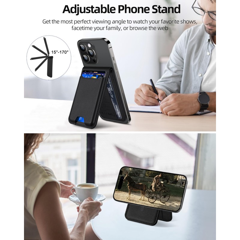 for Magsafe Wallet, Works with Apple Find My, Strongest Magnetic