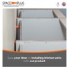 Space-Plug Adjustable Spacer Fixings (Regular Size for 30-50mm Gaps), 100