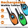 AWANFI Walkie Talkie 3 Pack, Rechargeable Walkie Talkies for Kids