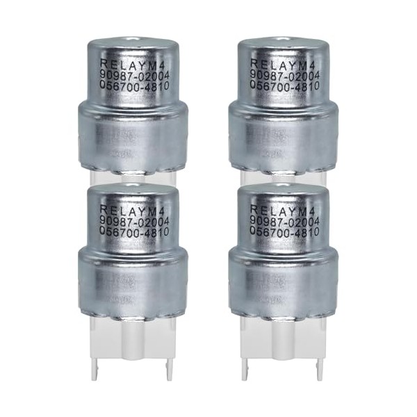 Casalytics Relay 90987-02004 (Pack of 4), 056700-5260 12VDC 40A 4Pins