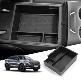 SMABEE Compatible with Armrest Box 2023 2024 Chery Omoda 5 Car Central Control Storage Box ABS and PVC Matte Chery Accessories Originazer